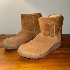 UGG Women's Kristin Suede Ankle Boots - Chestnut Size 9.5